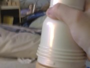 Fleshlight To Handjob Cumshot 2/16