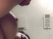 POV chubby white slut sits on your face with creamy pussy 2/16