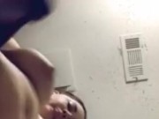 POV chubby white slut sits on your face with creamy pussy 5/16