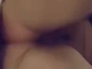 POV chubby white slut sits on your face with creamy pussy 9/16