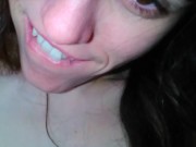 PinkMoonLust on her Knees Stuttering Dirty Talk Hairy Crazy Dirty Desperate Slut Spread Open Giggle 3/16