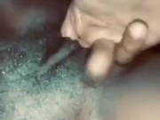 Fingering my self till I squirt  1/16