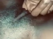 Fingering my self till I squirt  3/16