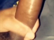 Talking Nasty AF While I’m Stroking My Dick Making My Cum Shoot Out Of My Thick Black Cock 10/16