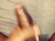 Talking Nasty AF While I’m Stroking My Dick Making My Cum Shoot Out Of My Thick Black Cock 3/16