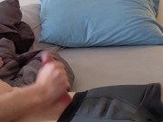 Solo Milking My Dick With Huge Cumshot 