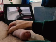 Very first homemade video jerking my big cock dreaming of fit girl 1/16