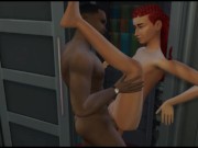 They invited a big black member to the stepfamily.  stepmommy & then stepdaughter | Sims 15/16