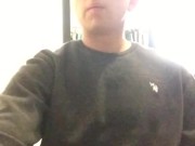 Solo male filling a condom with a huge load of cum. Tattooed man with a tasty big dick 11/16