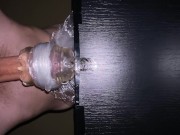 Verbal Guy Fucking Fleshlight While Moaning Until Dripping Cum - 4K 10/16