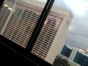 Las Vegas Slut teases at window 8/16