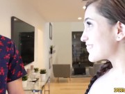 DTFsluts - POV SEX AND CUM SHOWER WITH HORNY PETITE ALL NATURAL TEEN BROOKE HAZE 1/16