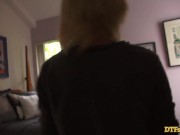 DTFsluts - BIG NATURAL TITS BLONDE SLUT ASHLEE GRAHAM AT HOME CUM SWALLOWING SEX TAPE 5/16