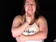 Melonie Kares tries on three Panties 1 1/16