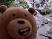 Ursinho na Cachoeira... ele me viu brincando com meu macho... onlyfans: bolivianamimi  10/16