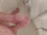 Sligin' sperm in the shower 5/16