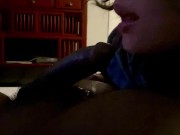 Quick Blow Jog with Surprise cum in mouth 14/16