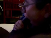 Quick Blow Jog with Surprise cum in mouth 6/16