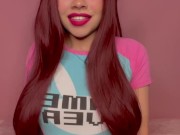 dva cosplay teen using vibrator to cum