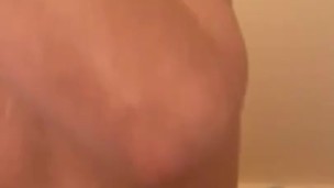 Pissing on my man while he showers