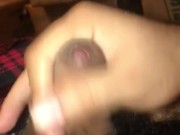 Solo masterbating in bed 10/16