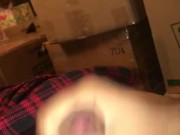 Solo masterbating in bed 12/16