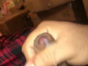 Solo masterbating in bed 15/16