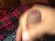 Solo masterbating in bed 2/16