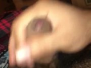 Solo masterbating in bed 8/16