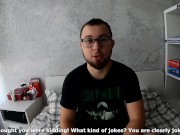 Если проиграешь, то я засуну тебе палец в задницу! (студенты, массаж простаты, страпон) 3/16