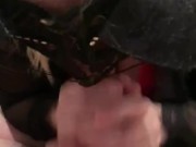 Sexy kitten gets Cum in mouth 15/16