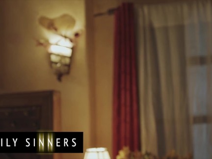 Family Sinners - A Peeping Tom Can't Wait To Get His Cock Inside Penny Barber Tight Pink Pussy