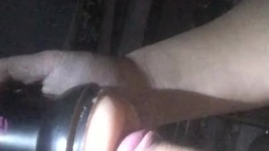 Ass-fucked com fleshlight à noite: Vem sentir tudo!