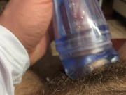 WORSHIP THIS HORNY ADDICTED GOONER - SLOWLY WORKS 7IN COCK WITH FLESHLIGHT-AWESOME CLOSE-UPS NO CUM 8/16