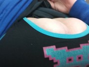 Thick white girl shoots milk shows off huge tits 2/16