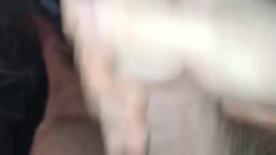 Teen wanks with family downstairs 