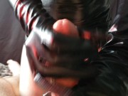 Gloved Handjob and Tease 9/16