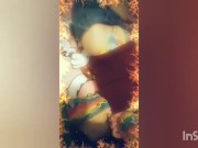 I wanted my stepbrothers stepsister so bad so she sent me a video to Help Me ease my hard dick 12/16