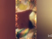 I wanted my stepbrothers stepsister so bad so she sent me a video to Help Me ease my hard dick 9/16