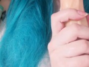  suck a big dildo in the bathroom while no one is around Loly_Kityy 10/16