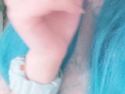  suck a big dildo in the bathroom while no one is around Loly_Kityy 4/16