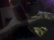 Beating the meat. 11/16