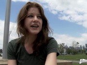 JamesDeen - HOTEL ROOM ROUGH DOGGYSTYLE SEX WITH BRUNETTE AMATEUR LUNA BAST 3/16