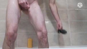 douche sex gros gode et doigts