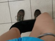 POV pussy fleece gas station desperate piss 14/16