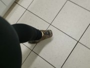 POV pussy fleece gas station desperate piss 16/16