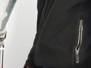 Johnholmesjunior caught AT 2:18 shooting his load in busy vancouver bathroom 16/16