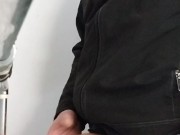 Johnholmesjunior caught AT 2:18 shooting his load in busy vancouver bathroom 5/16