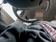 身長155cm Kカップで顔もS級超可愛い娘⑥天真爛漫なてんしちゃんと久々のデート　透け透けシャツニコニコ笑顔で　いつも通りの絶品の車内キス・フェラ・手コキ 5/16