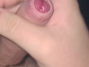 19 year old fingering his tight foreskin 11/16